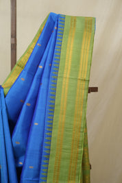 Blue Gadwal Silk Saree - SRBGSS545
