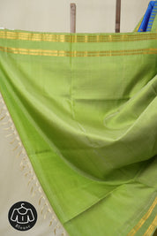 Blue Gadwal Silk Saree - SRBGSS545