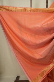 Peach Cotton Paithani Saree - SRPCPS763