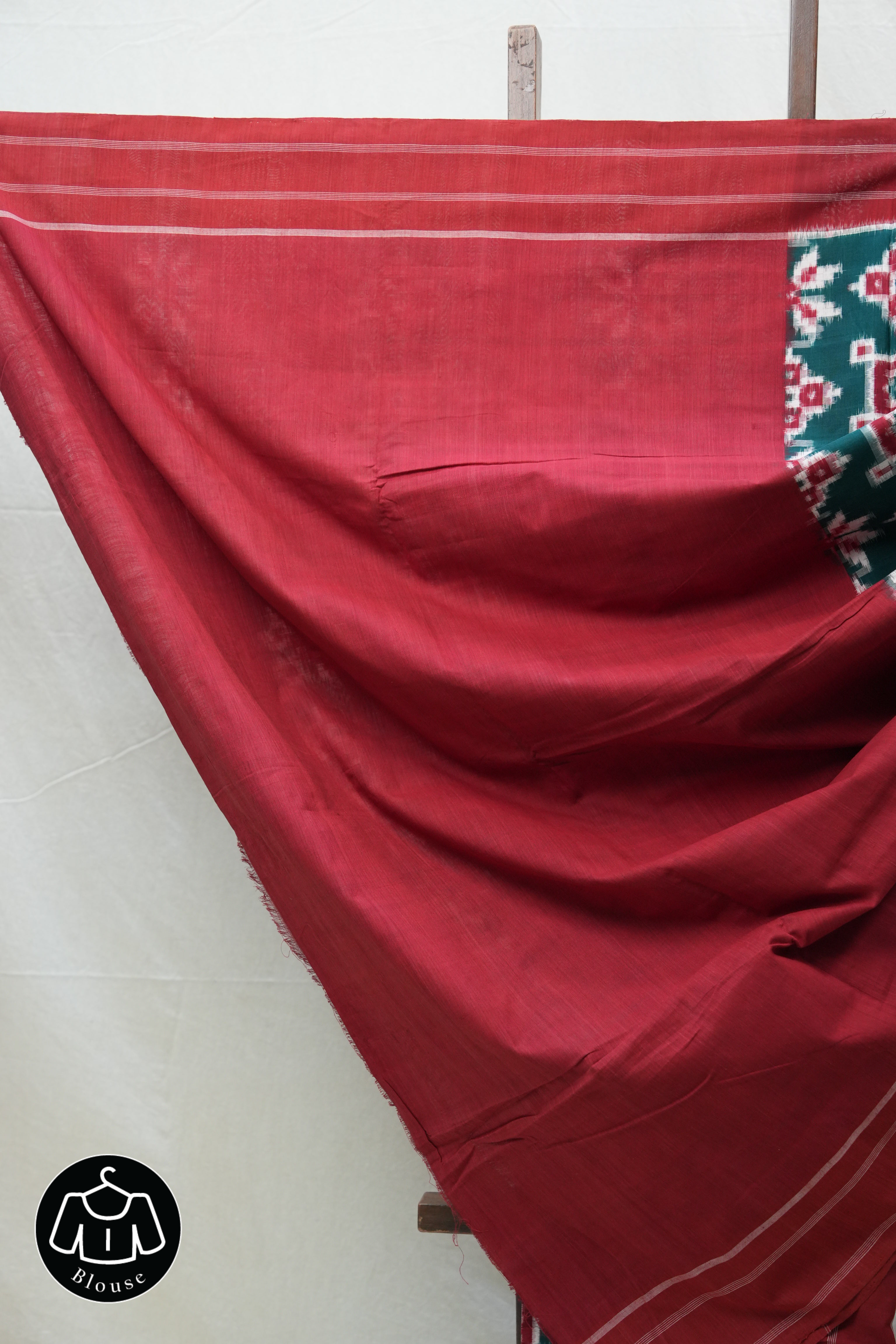 Green Pochampali Cotton Ikat Saree - SRGPCIS406