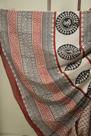 Cream HBP Cotton Saree - SRCCS3676