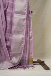 Lilac Lavender Maheshwari Saree - SRLLMS1006