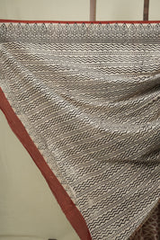 Cream HBP Cotton Saree - SRCCS3676