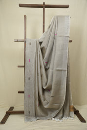 Kashish Tissue Linen Jamdani Saree - SRKTLJS210