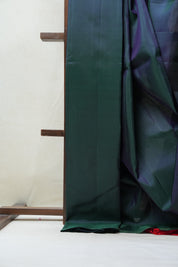 Dark Green Kanjeevaram Silk Saree - SRDGKSS818