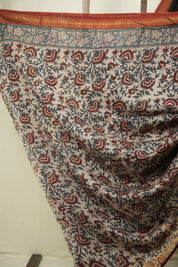 Black HBP Cotton Silk Saree With Chanderi Border - SRBCSS1754