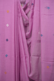 Purple Bengal Mul Cotton Saree - SRPBMCS086