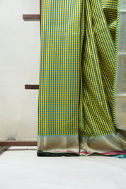 Yellow Kanjeevaram Silk Saree - SRYKSS835