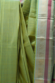 Yellow Kanjeevaram Silk Saree - SRYKSS835