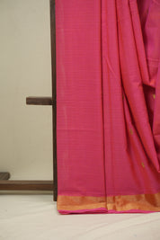 Pink Cotton Paithani Saree - SRPCPS761