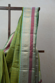 Yellow Kanjeevaram Silk Saree - SRYKSS835