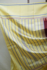 Black & Maroon Kanjeevaram Silk Saree - SRMBKSS829