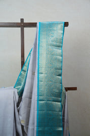 Grey Kanjeevaram Silk Saree - SRGKSS830