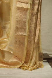 Yellow Tissue Banarasi Silk Saree - SRYTBSS101
