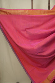 Pink Cotton Paithani Saree - SRPCPS761