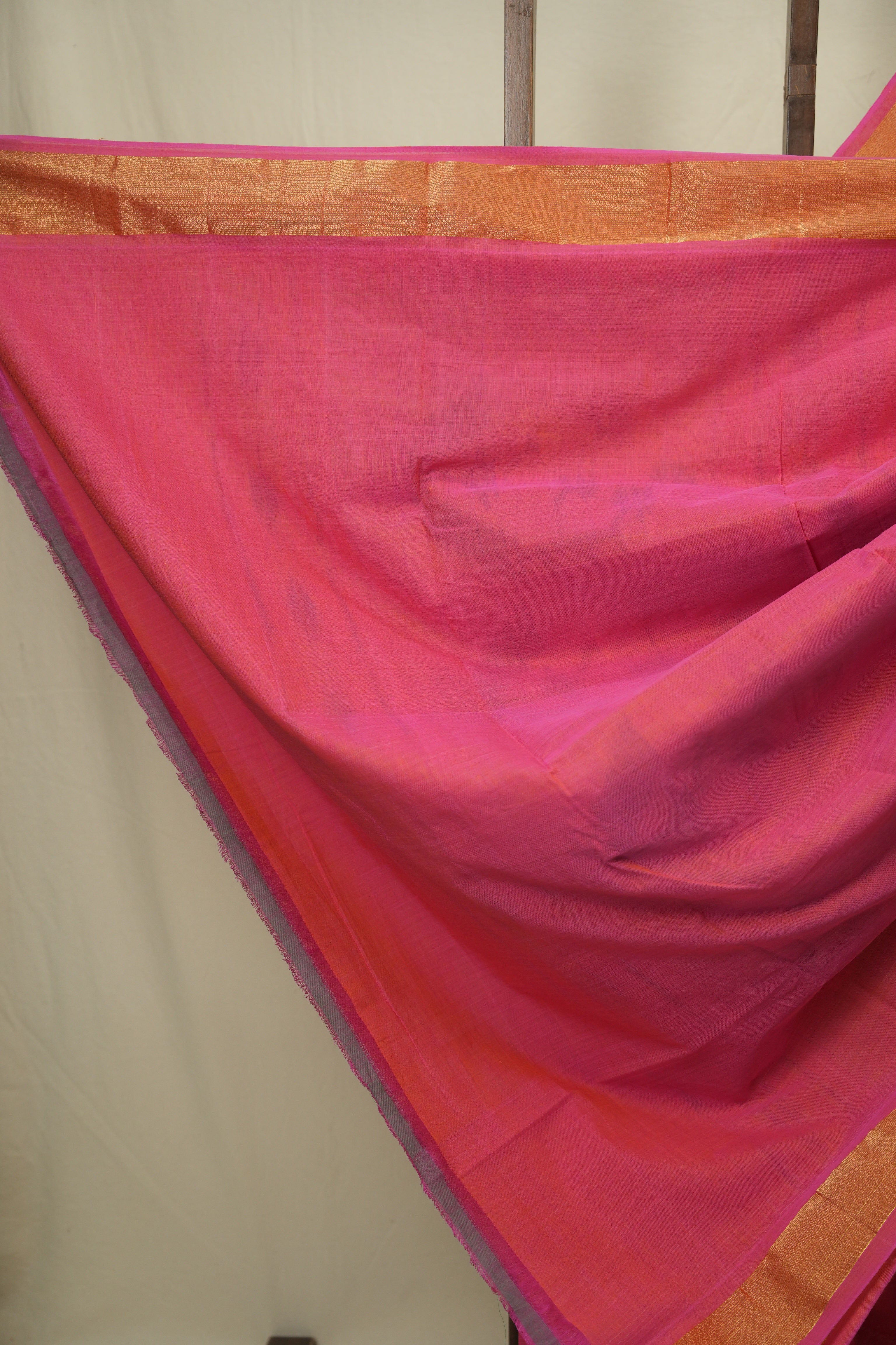 Pink Cotton Paithani Saree - SRPCPS761