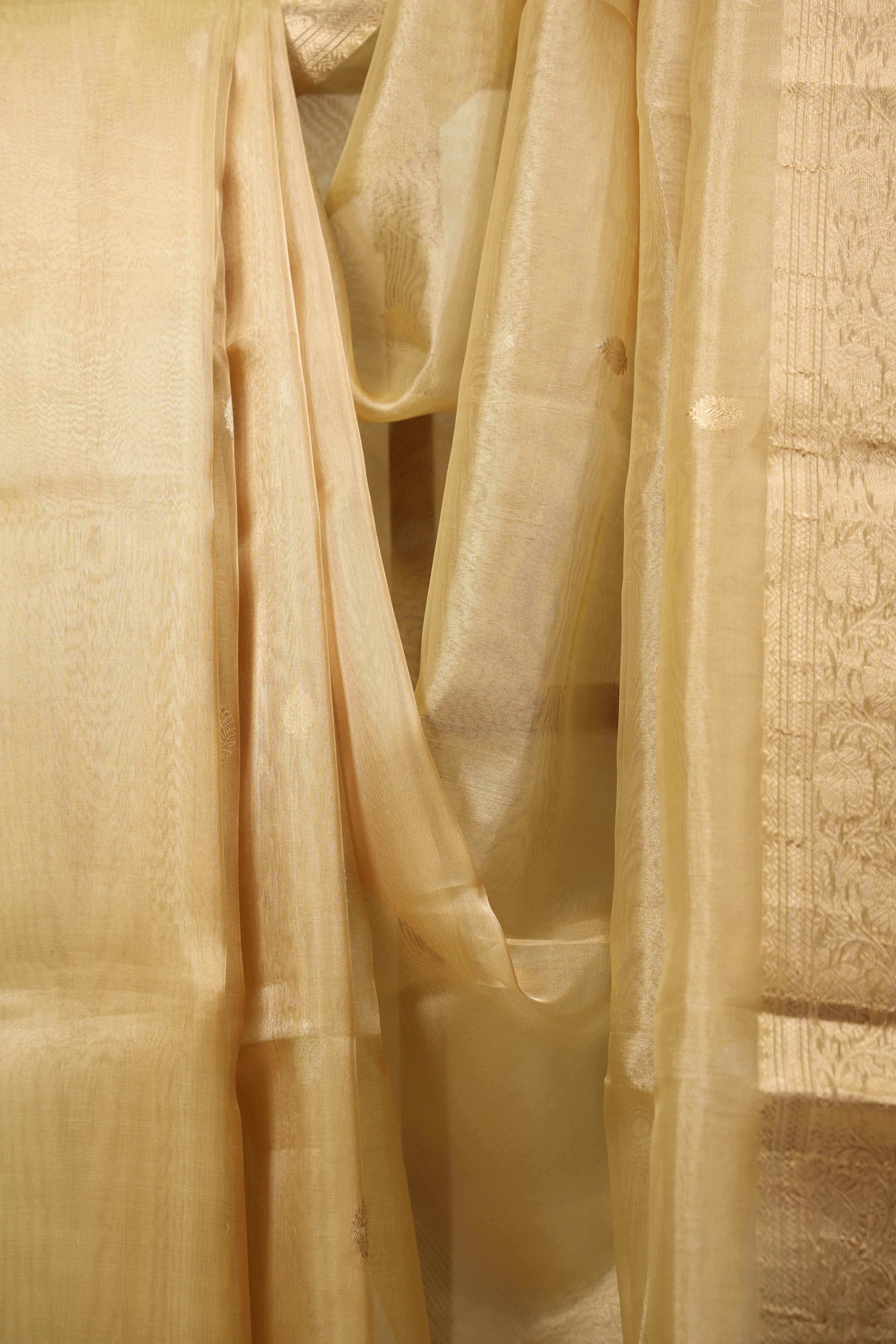 Yellow Tissue Banarasi Silk Saree - SRYTBSS101