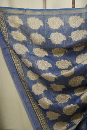 Cream HBP Cotton Silk Saree With Maheshwari Border - SRCCSS1803