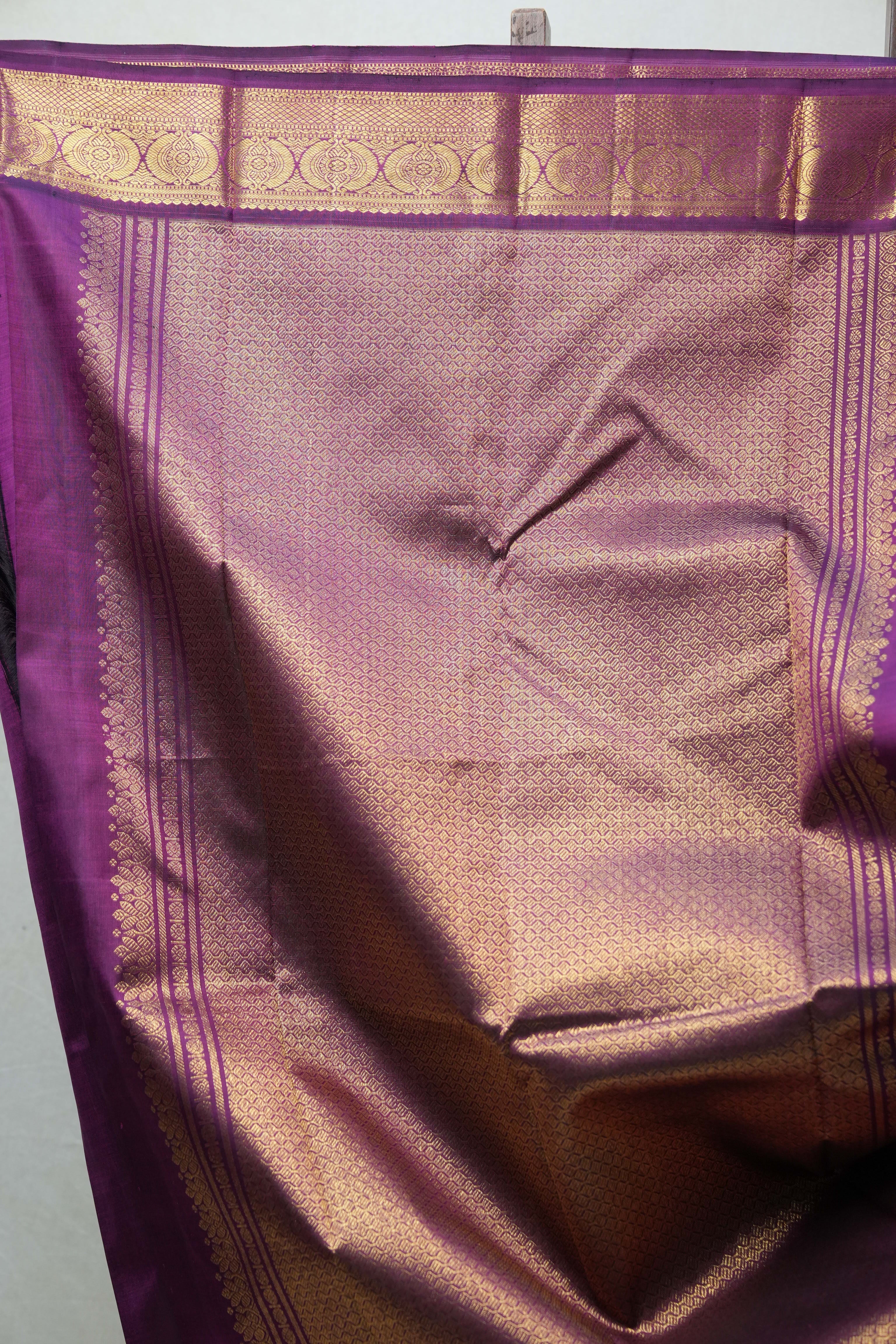 Turquoise Kanjeevaram Silk Saree - SRTKSS824