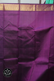 Turquoise Kanjeevaram Silk Saree - SRTKSS824