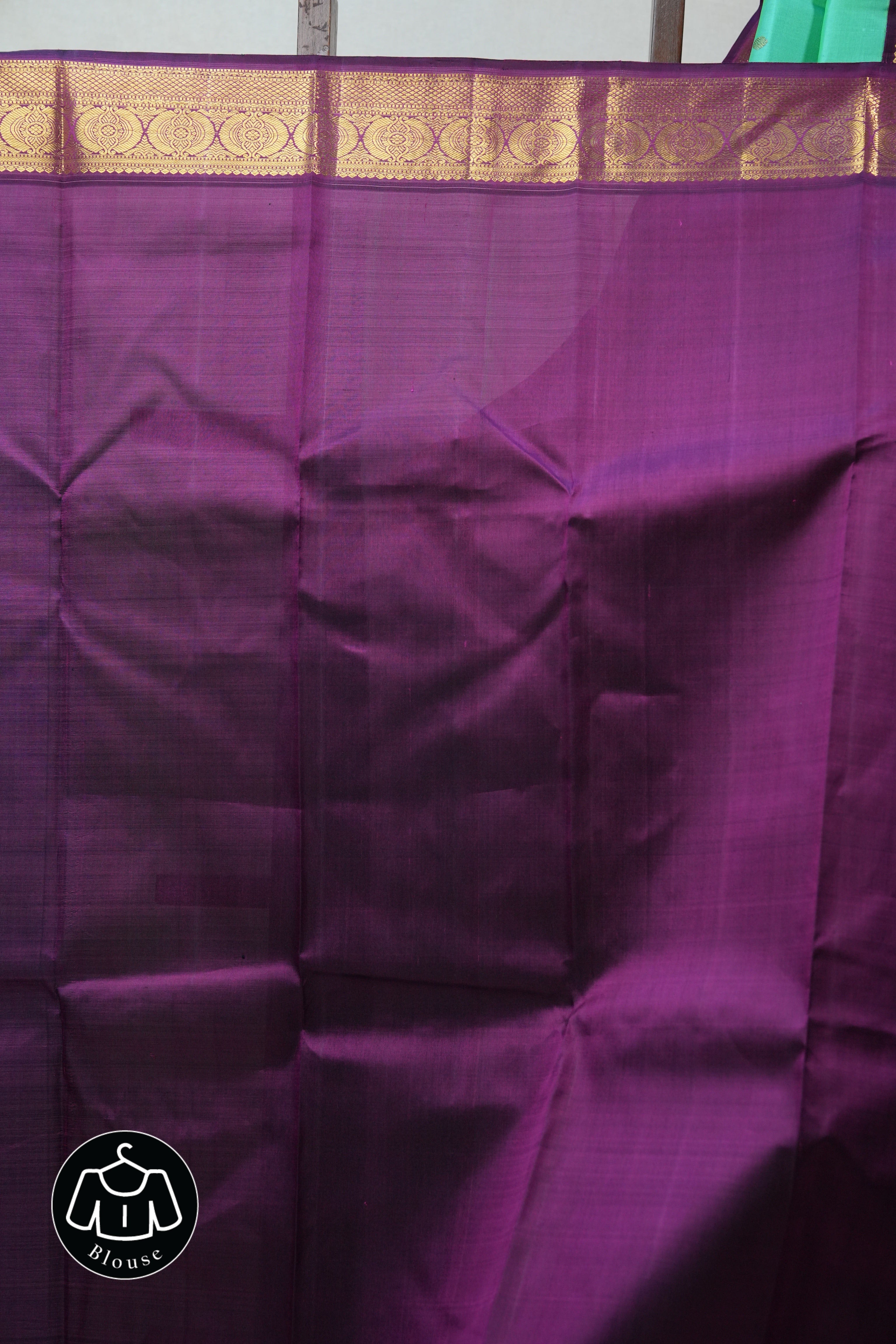 Turquoise Kanjeevaram Silk Saree - SRTKSS824