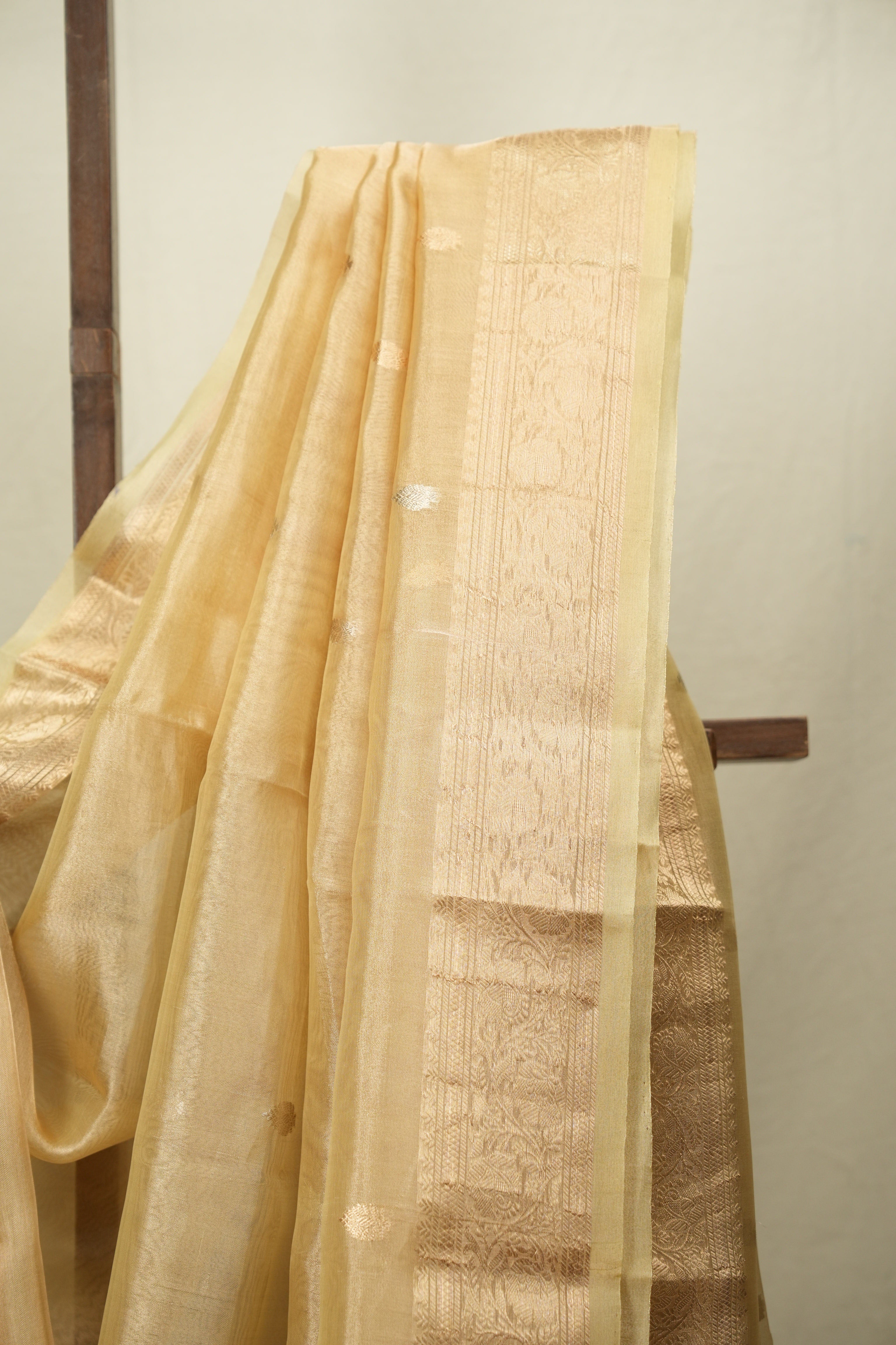 Yellow Tissue Banarasi Silk Saree - SRYTBSS101