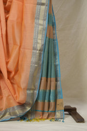 Peach Maheshwari Saree - SRPMS1004