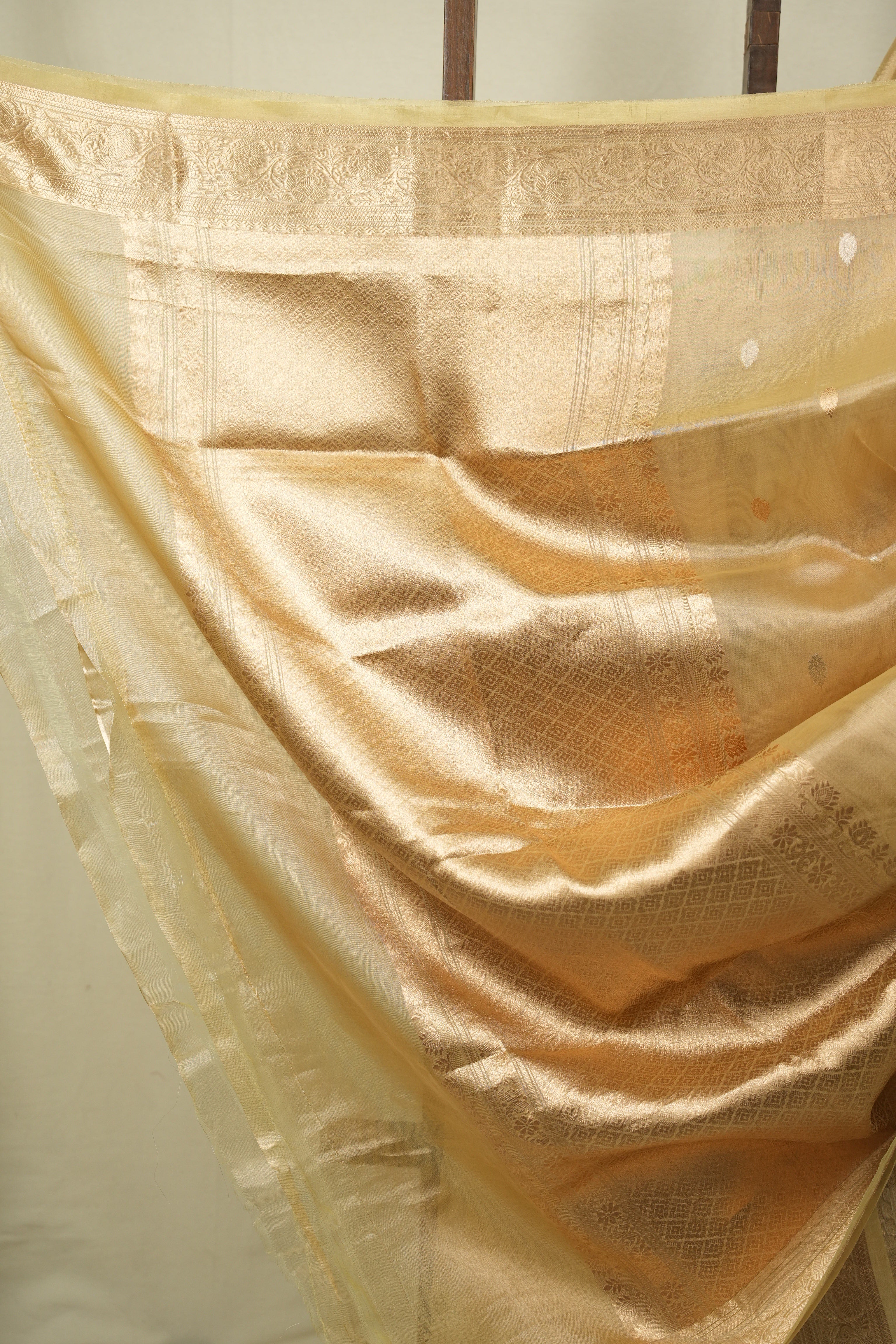 Yellow Tissue Banarasi Silk Saree - SRYTBSS101