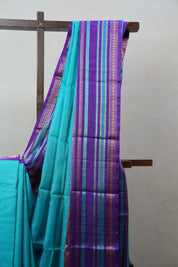 Blue Kanjeevaram Silk Saree - SRBKSS843