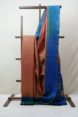 Maroon & Yellow Kanjivaram Silk Saree - SRMYKSS845