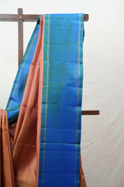 Maroon & Yellow Kanjeevaram Silk Saree - SRMYKSS845