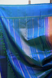 Maroon & Yellow Kanjeevaram Silk Saree - SRMYKSS845