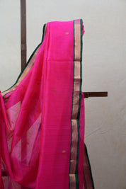 Pink Chanderi Cotton Silk Saree - SRPCSS398