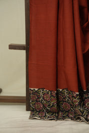 Red HBP Cotton Saree - SRRCS3740