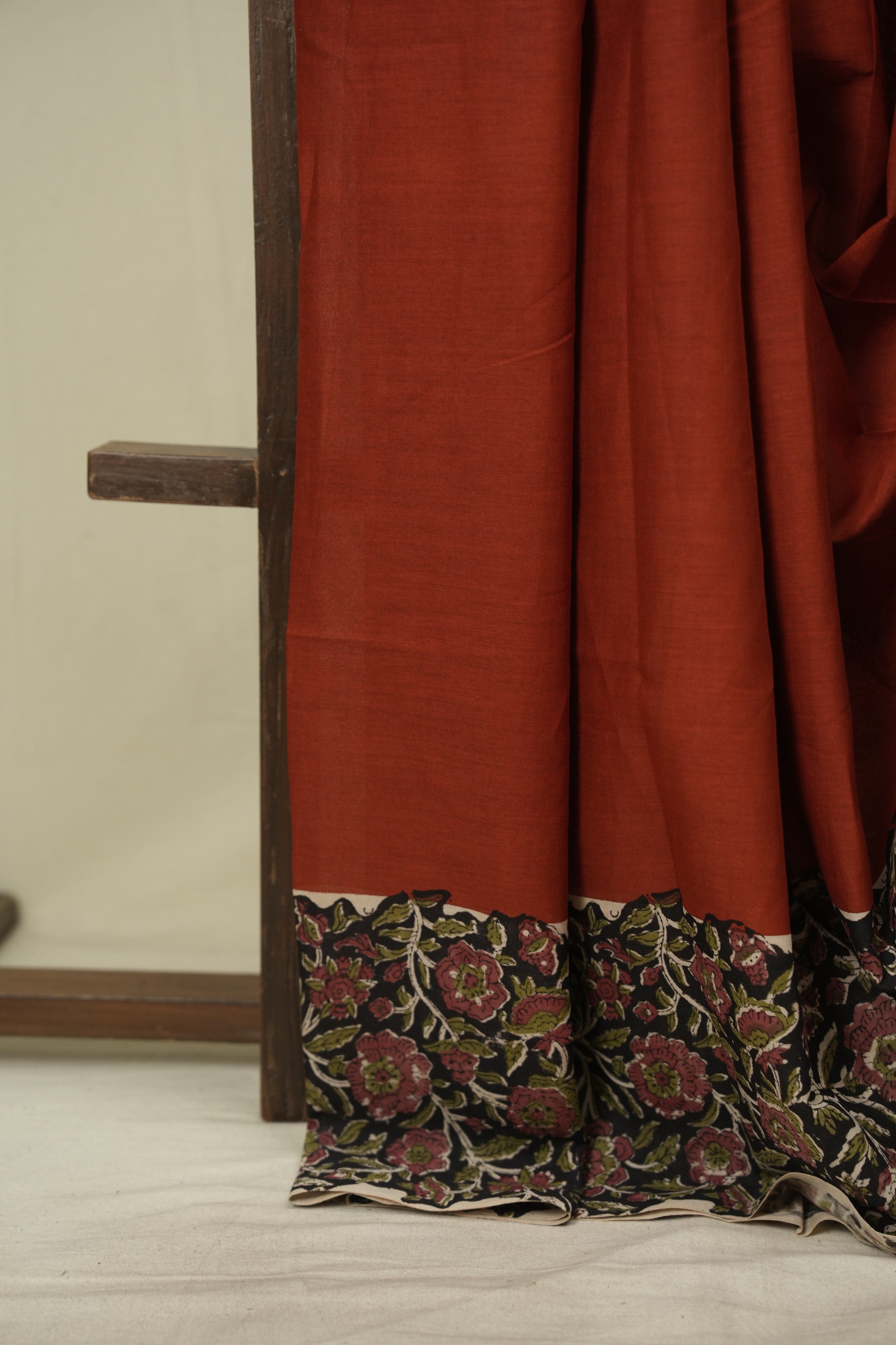 Red HBP Cotton Saree - SRRCS3740