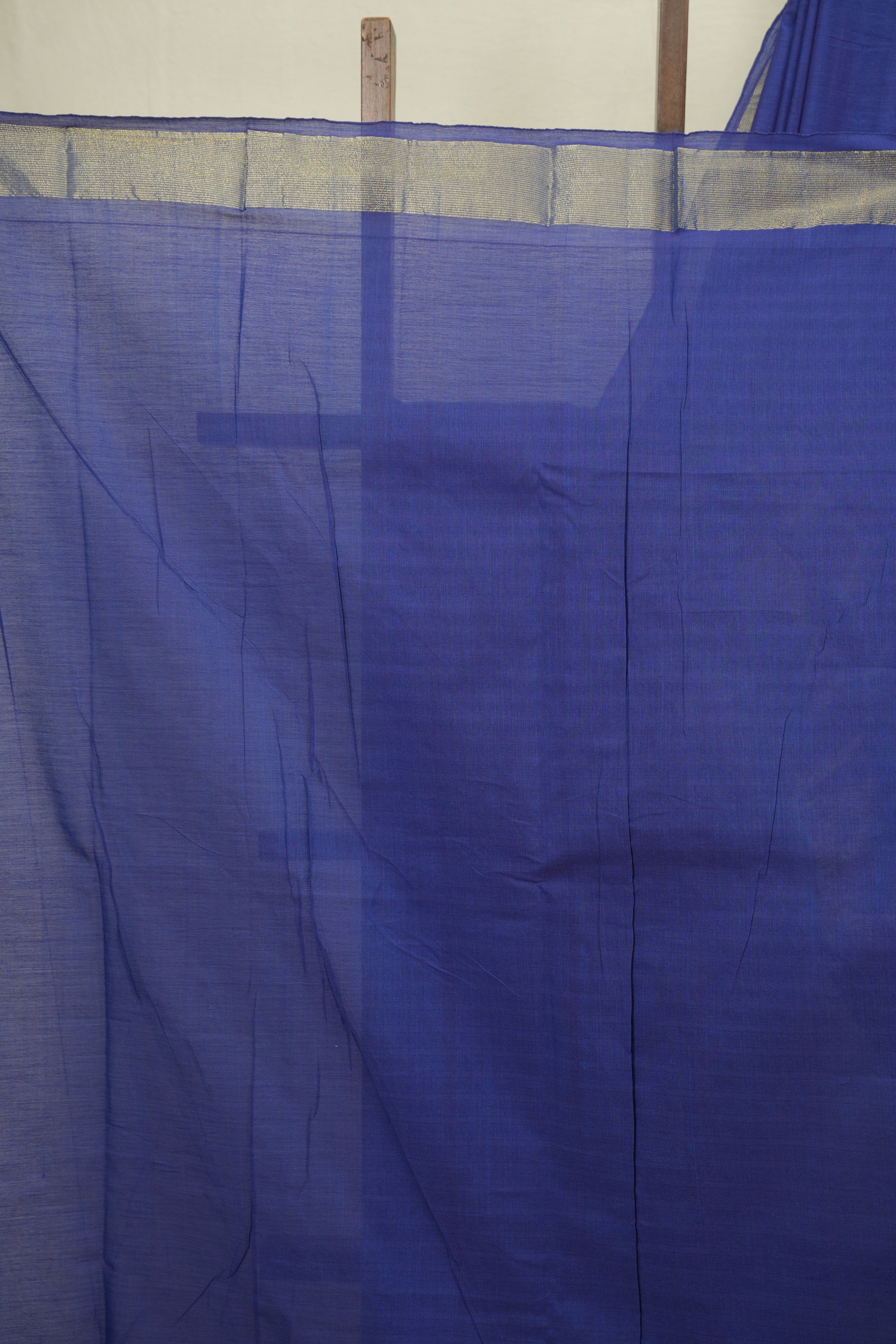 Blue Cotton Paithani Saree - SRBCPS754