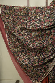 Red HBP Cotton Saree - SRRCS3740