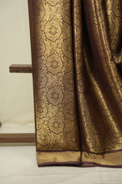 Plum Tussar Silk Saree - SRPTSS1947