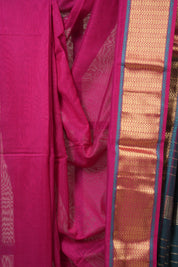 Rani Pink Maheshwari Saree - SRRPMS1003