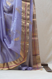 Lavender Chanderi Silk Saree - SRLCSS403