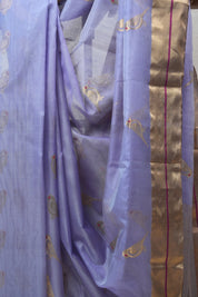 Lavender Chanderi Silk Saree - SRLCSS403