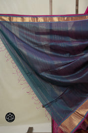 Rani Pink Maheshwari Saree - SRRPMS1003