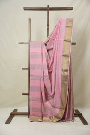 Pink Maheshwari Saree - SRPMS1002