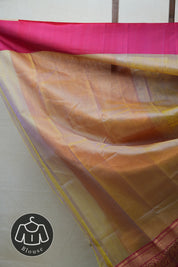 Moss Green Chanderi Silk Saree - SRMGCSS63- PI