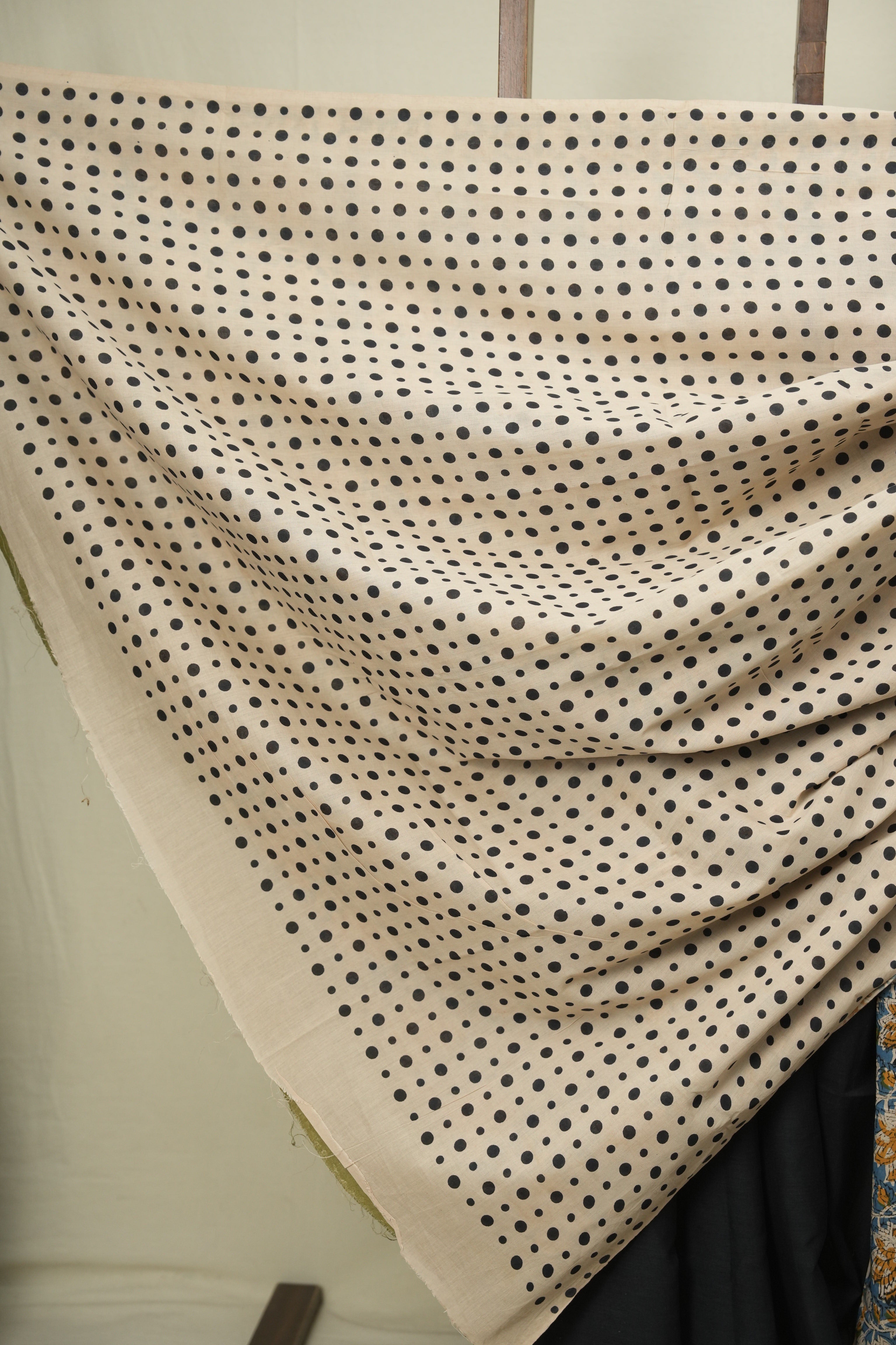 Black HBP Cotton Saree - SRBCS3744