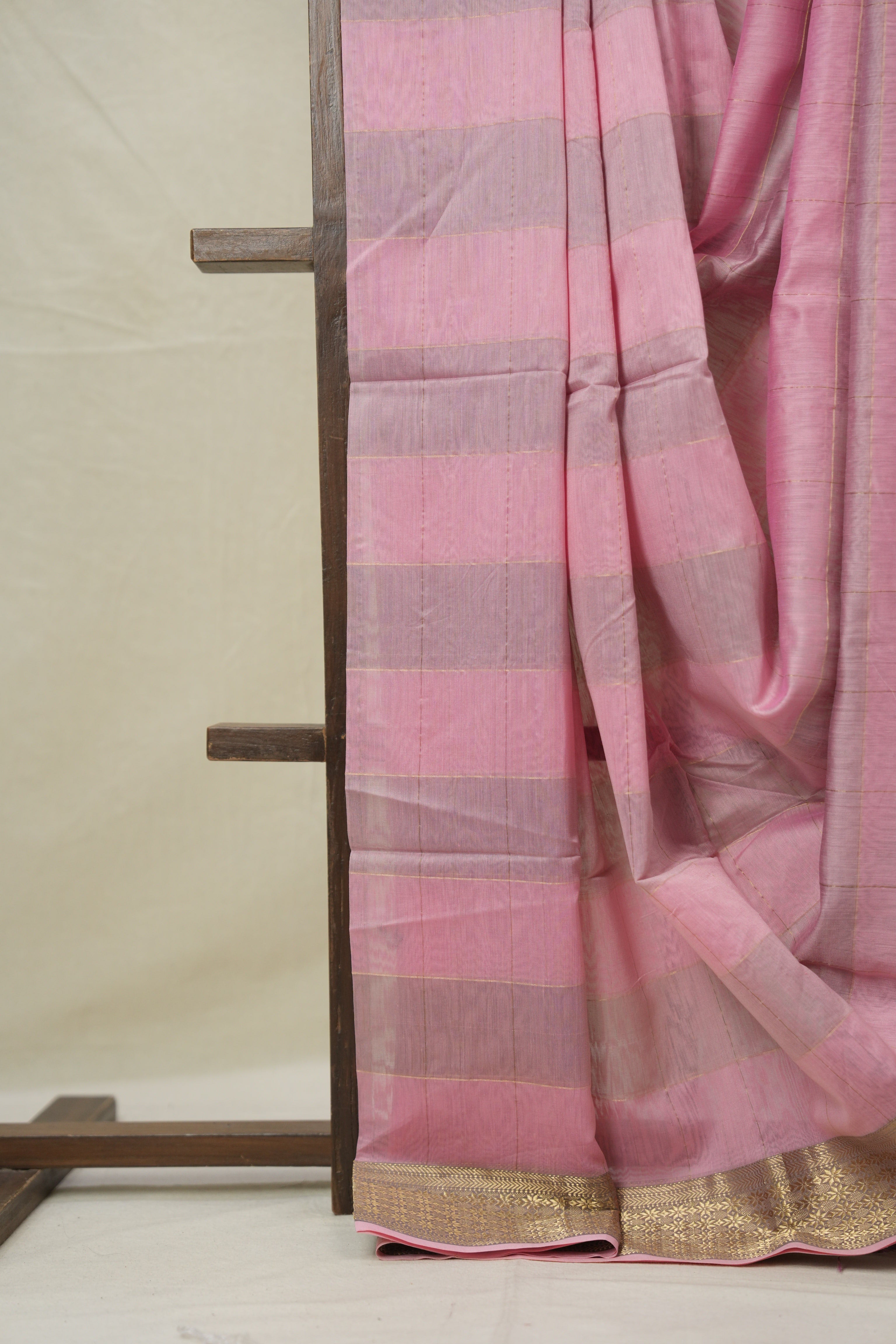 Pink Maheshwari Saree - SRPMS1002
