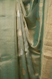 Mint Tissue Banarasi Silk Saree - SRMBSS94