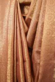 Peach Tussar Silk Saree - SRPTSS1948