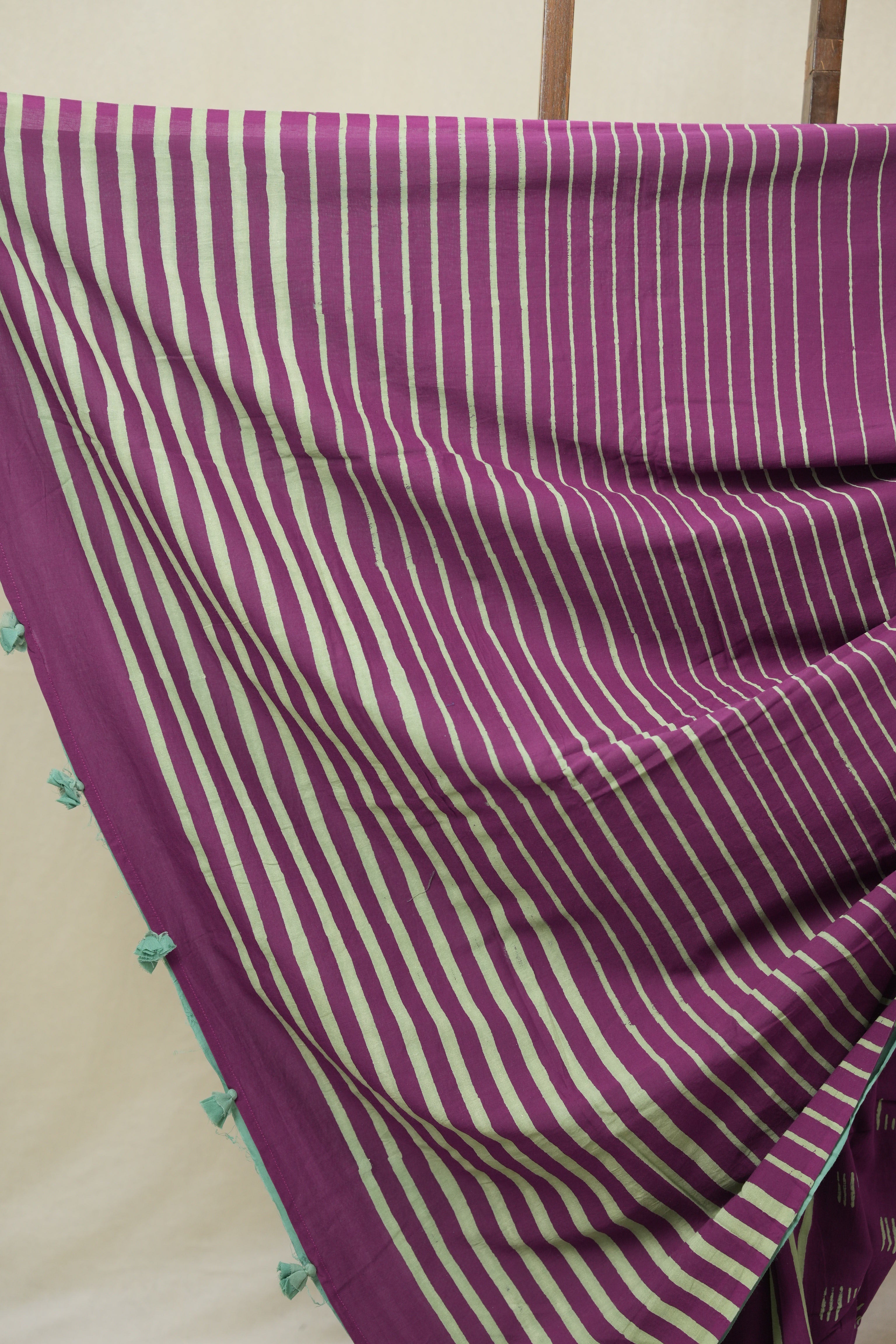Purple HBP Cotton Saree - SRPCS3279