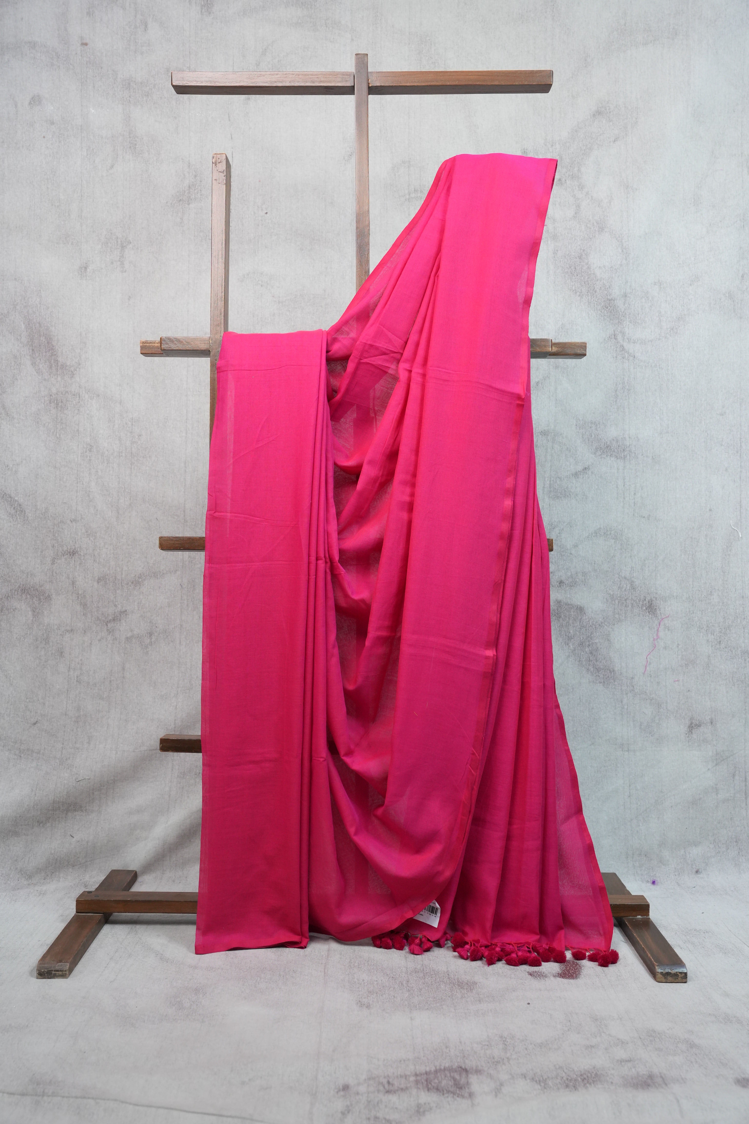 Pink Mul Cotton Saree-SRPMCS207